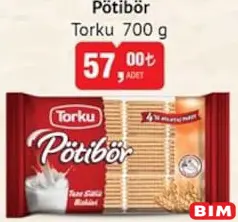 TORKU PÖTİBÖR BİSKÜVİ 700 G